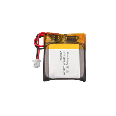 ชุดแบตเตอรี่ IoT ที่ใช้งานได้ยาวนาน 1C แบบชาร์จใหม่ได้ 3.7V 150mAh LiPo Battery
