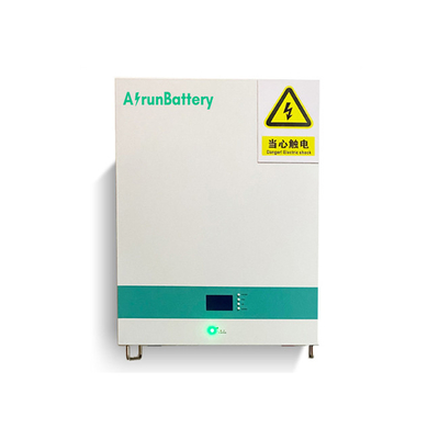 แบตเตอรี่ Lifepo4 แบบติดผนังเซลล์แบบแท่งปริซึม RS485 / CAN 51.2V 100ah ชุดแบตเตอรี่ลิเธียม