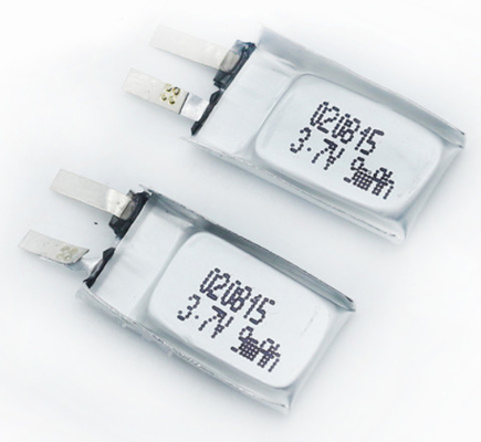 แบตเตอรี่ลิเธียมไอออนโพลิเมอร์ขนาดเล็กพิเศษ 3.7V 9mAh 020815