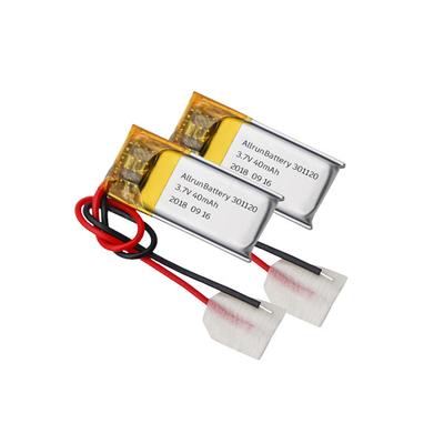 แบตเตอรี่ LiPo ขนาดเล็กแบบชาร์จไฟได้เอง 3.7V 40mAh สำหรับต้นแบบ