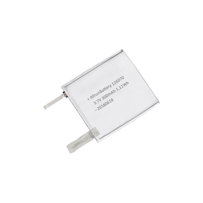 OEM 1C 3.7V 300mAh แบตเตอรี่ลิเธียมโพลิเมอร์บางพิเศษสำหรับเครื่องเล่น MP5