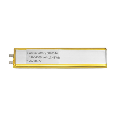 ความเสถียร 4600mAh 3.8V แบตเตอรี่ LiPo แบบกำหนดเองแคบพิเศษสำหรับอุปกรณ์ตรวจจับ