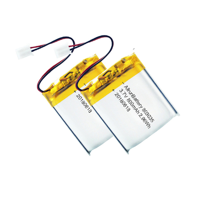 แบตเตอรี่ LiPo อันทรงพลัง 3.7 V 800mAh ชุดแบตเตอรี่ Li Polymer แบบชาร์จซ้ำได้