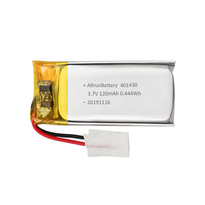 3.7V 120mAh LiPo Battery แบตเตอรี่ลิเธียมโพลีแบบกำหนดเองแบบชาร์จใหม่ได้ 1C