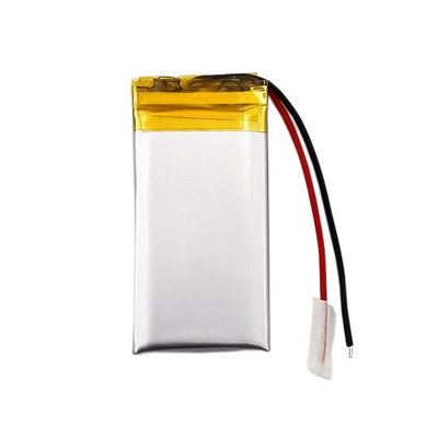 แบตเตอรี่ LiPo แบบบาง 3.7V 380mAh แบตเตอรี่ลิเธียมไอออนแบบกำหนดเอง