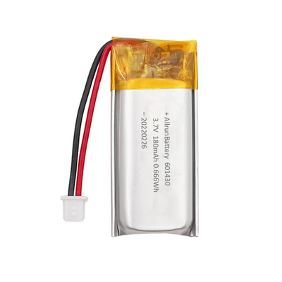 แบตเตอรี่ LiPo 3.7V 180mAh แบบกำหนดเอง 1C แบตเตอรี่ Li Poly แบบชาร์จใหม่ได้
