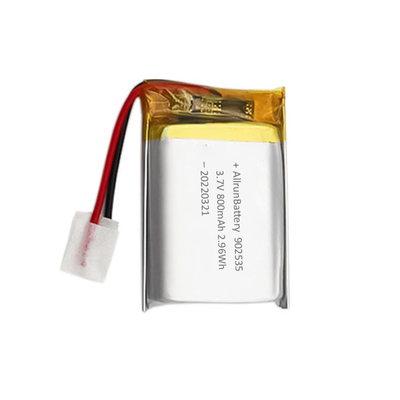 แบตเตอรี่ LiPo แบบชาร์จไฟได้ 800mAh 3.7V 902535 สำหรับอุปกรณ์การแพทย์