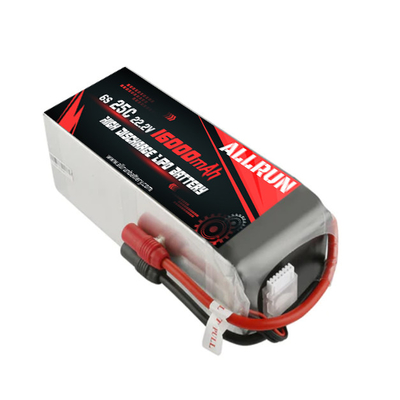 เครื่องมือไฟฟ้าแบตเตอรี่ LiPo ที่มีการคายประจุสูง 25C 22.2V 6S 16000mAh