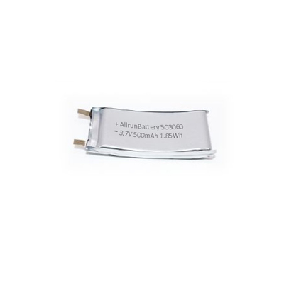 ความเสถียรของแบตเตอรี่ LiPo 3.7 V 500mAh แบตเตอรี่ลิเธียมโพลิเมอร์ 503060