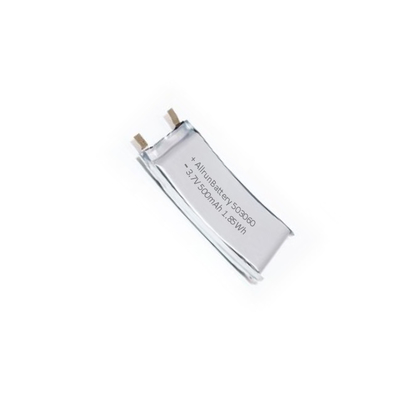 ความเสถียรของแบตเตอรี่ LiPo 3.7 V 500mAh แบตเตอรี่ลิเธียมโพลิเมอร์ 503060
