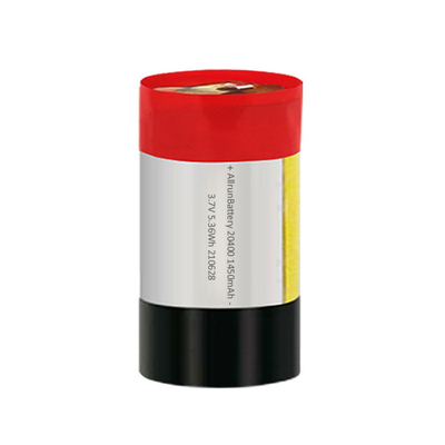 แบตเตอรี่ LiPo ทรงกระบอกเบา 1450mAh 3.7 V Li Polymer Battery