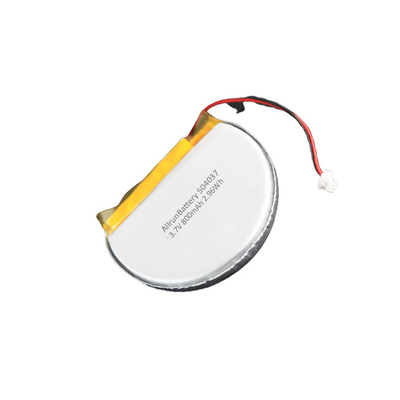 แบตเตอรี่แบบชาร์จใหม่ได้ 3.7 V 800mAh รอบแบตเตอรี่ LiPo แบบกำหนดเอง