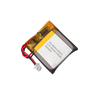 ชุดแบตเตอรี่ IoT ที่ใช้งานได้ยาวนาน 1C แบบชาร์จใหม่ได้ 3.7V 150mAh LiPo Battery