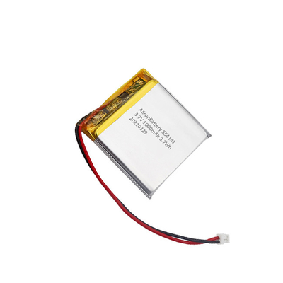 แบตเตอรี่ลิเธียมโพลิเมอร์แบบรีชาร์จทรงสี่เหลี่ยม 1000mAh แบตเตอรี่ LiPo 3.7 V