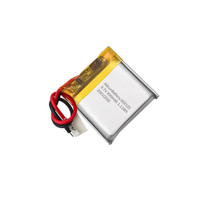 1C 3.7 V 300mAh แบตเตอรี่ลิเธียมโพลิเมอร์แบบรีชาร์จ 602525