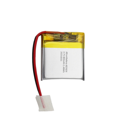 Light 1C Square Shape Battery แบบรีชาร์จ 3.7 V แบตเตอรี่ 400mAh