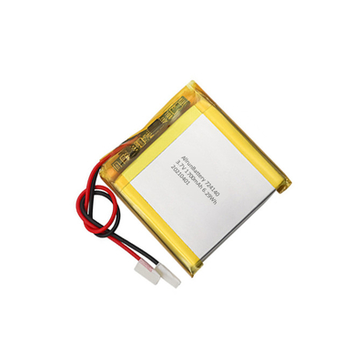 แบตเตอรี่ลิเธียมโพลิเมอร์ 3.7 V 1700mAh แบบชาร์จใหม่ได้ 724140
