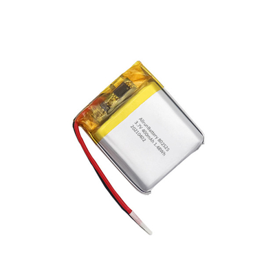 3.7V 400mAh ชุดแบตเตอรี่ Li Po แบบชาร์จใหม่ได้ยาวนาน 802525