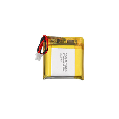 แบตเตอรี่รูปทรงสี่เหลี่ยมทรงพลัง 3.7V 400mAh LiPo Battery Pack