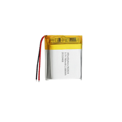 แบตเตอรี่รูปทรงสี่เหลี่ยมแบบรีชาร์จ 780mAh 7.4 V LiPo Battery Pack