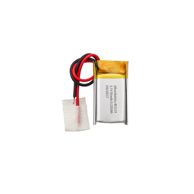 1C 55mAh 3.7 V Small Li Poly Battery 401119 สำหรับอุปกรณ์อัจฉริยะ IoT
