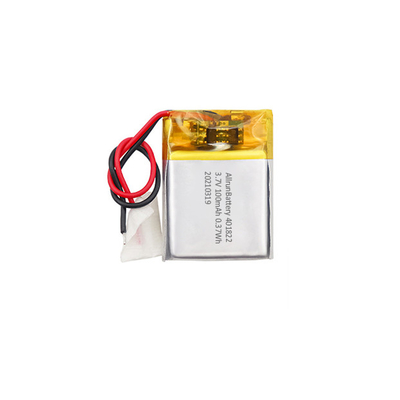 แบตเตอรี่ LiPo ขนาดเล็กอันทรงพลัง 3.7 V 100mAh แบตเตอรี่ลิเธียมโพลิเมอร์ขนาดเล็กพิเศษ