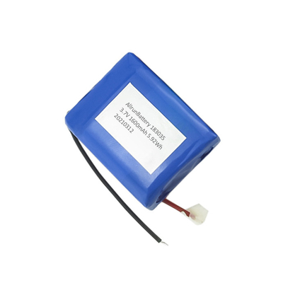 ชุดแบตเตอรี่ลิเธียมแบบกำหนดเอง 183035 Li Ion Battery 3.7 V 1600mah