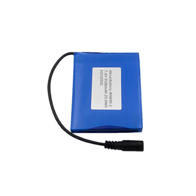 แบตเตอรี่ลิเธียมโพลิเมอร์ 2S1P 7.4 V 3500mAh ชุดแบตเตอรี่ LiPo
