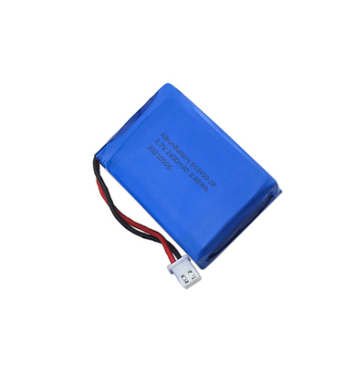 แบตเตอรี่ LiPo 3.7 โวลต์ 2400mAh แบตเตอรี่ลิเธียมโพลิเมอร์ 1S2P อันทรงพลัง