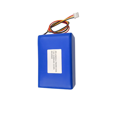 2S3P Light Li Ion Polymer Battery Pack 7.4V 15000mAh แบตเตอรี่ LiPo