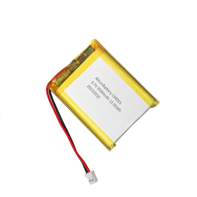 กำหนดเอง 3.7V 3500mAh แบตเตอรี่รูปสี่เหลี่ยมผืนผ้า / แบตเตอรี่ LiPo 134055