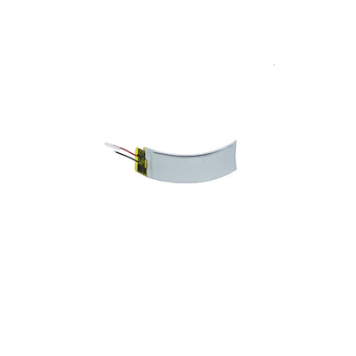 แบตเตอรี่ LiPo แบบโค้งแบบชาร์จซ้ำได้รอบสูง 3.7 V 45mAh 401629