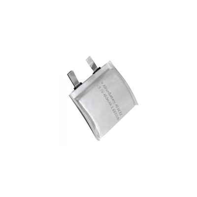 แบตเตอรี่ LiPo รูปร่างแบบกำหนดเอง 450mah 3.7 V แบตเตอรี่ลิเธียมโพลิเมอร์แบบชาร์จไฟได้สำหรับอุปกรณ์ความดันโลหิต