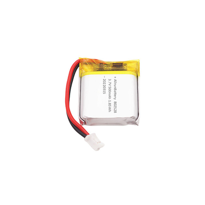 แบตเตอรีรูปสี่เหลี่ยมผืนผ้าขนาดพกพา 3.7 V LiPo Battery 500mAh