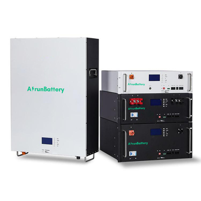 แบตเตอรี่ LiFePO4 แบบกำหนดเอง Powerwall ระบบพลังงานแสงอาทิตย์ 48V 100Ah LiFePO4 แบตเตอรี่